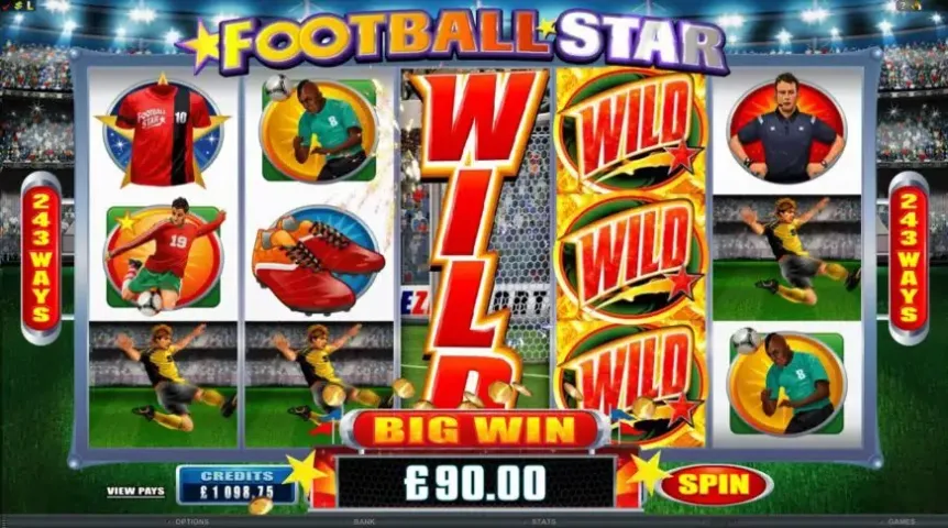 Football Star slot screenshot 1