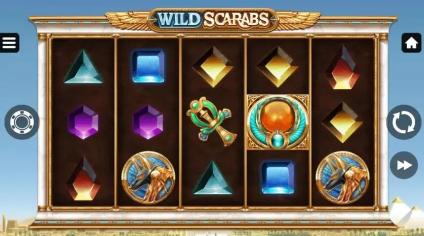 Wild Scarabs slot screenshot 