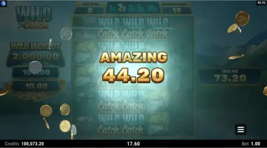 Wild Catch slot screenshot 