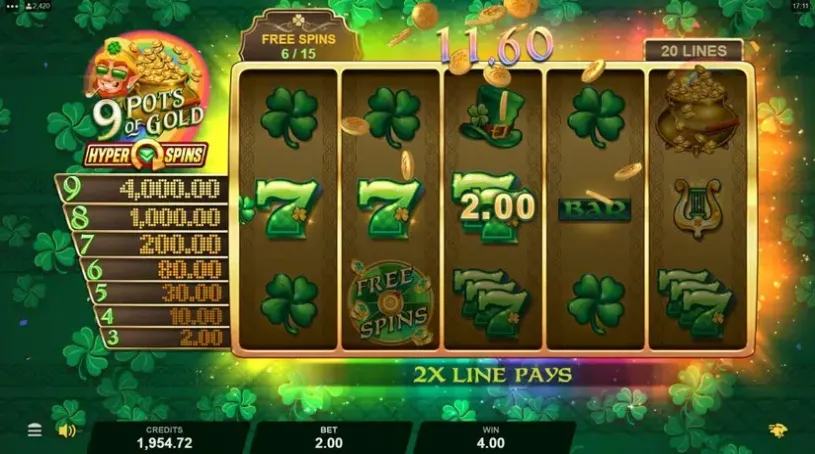 9 Pots of Gold HyperSpins slot screenshot 5