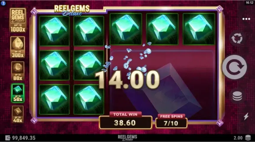 Reel Gems Deluxe slot screenshot 