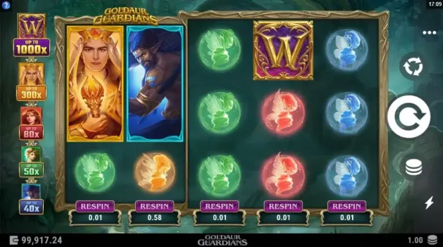 Goldaur Guardians slot screenshot 