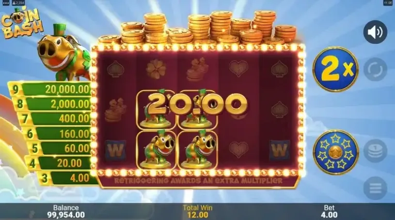 Coin Bash slot screenshot 