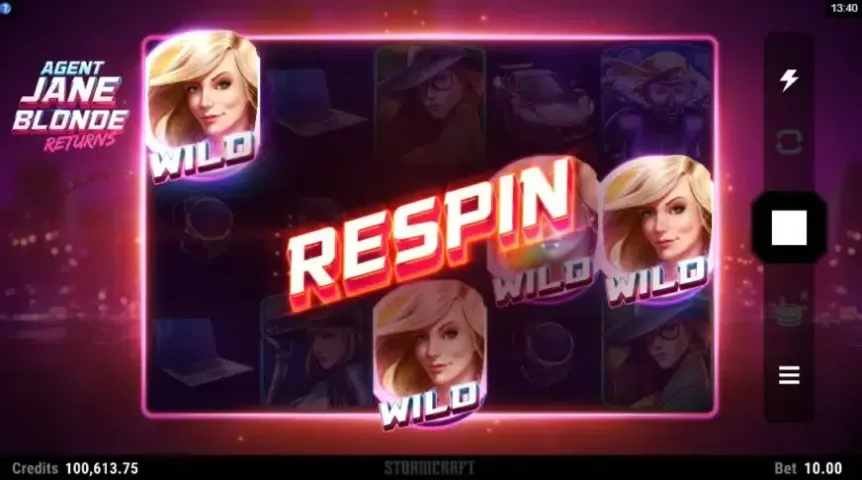 Agent Jane Blonde Returns slot screenshot 4