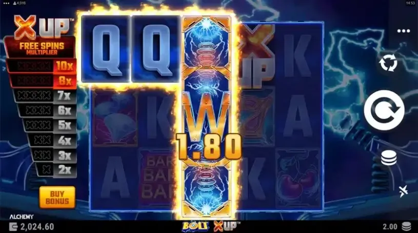 Bolt X UP slot screenshot 4