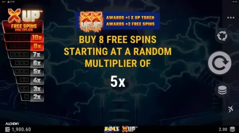 Bolt X UP slot screenshot 5