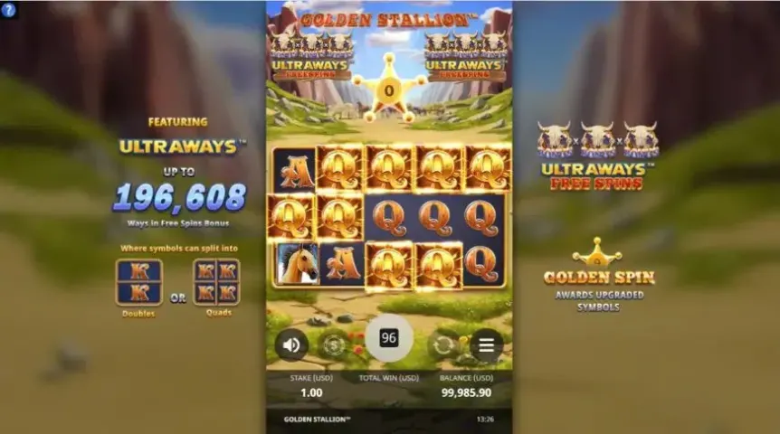 Golden Stallion slot screenshot 