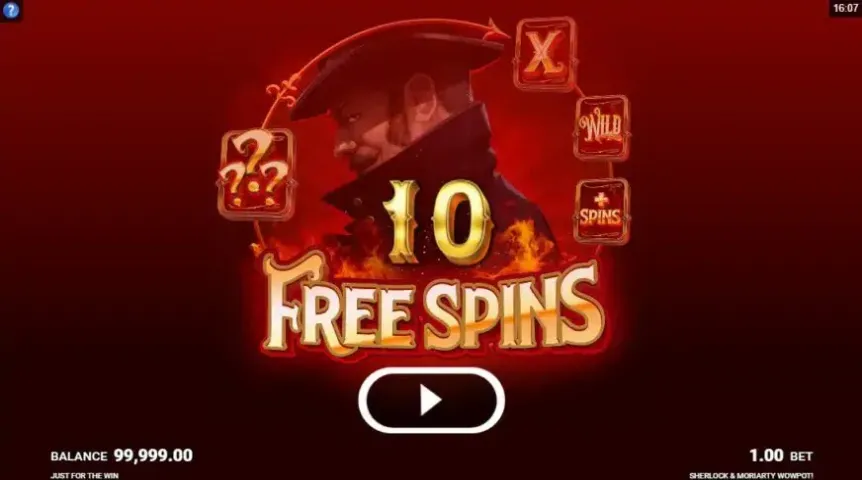 Sherlock and Moriarty WowPot slot screenshot 3