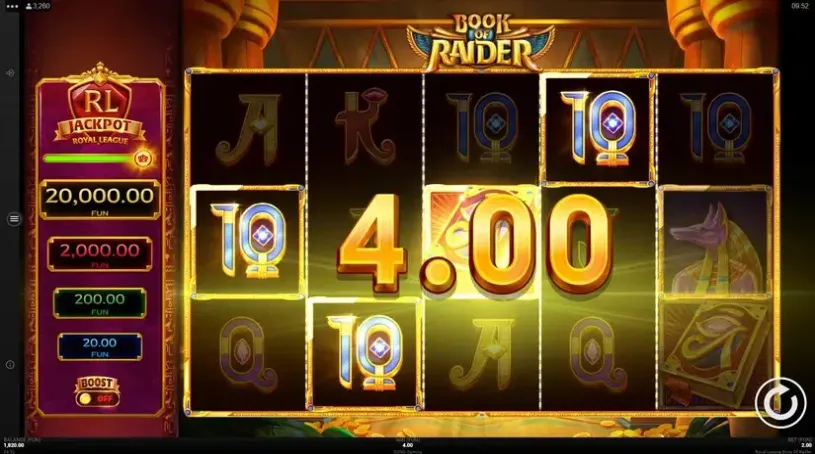 Book of Raider slot screenshot 2