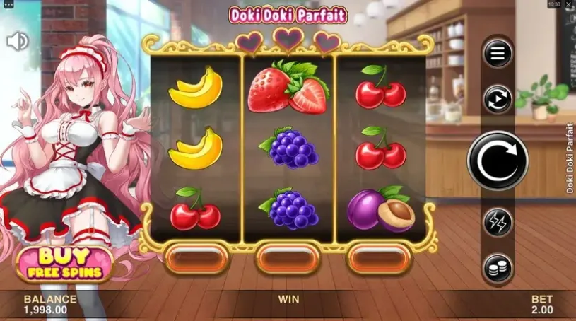Doki Doki Parfait slot screenshot 1