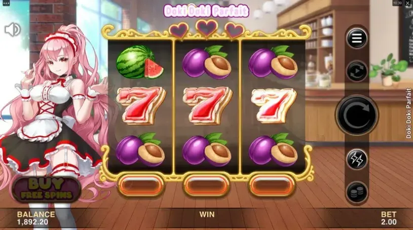 Doki Doki Parfait slot screenshot 3