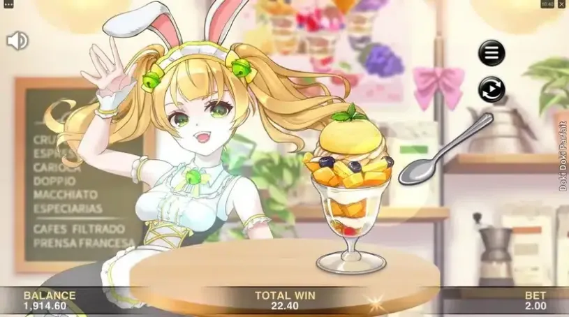 Doki Doki Parfait slot screenshot 7