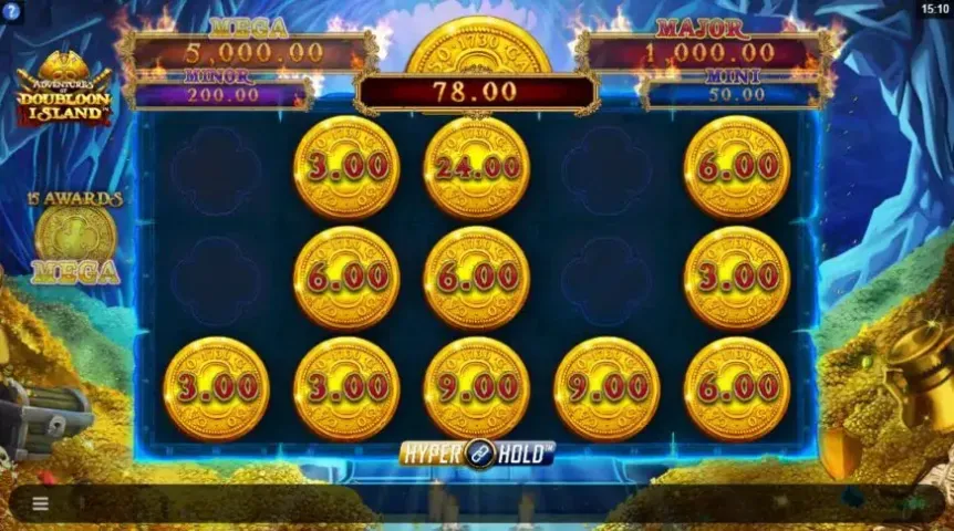 Adventures of Doubloon Island slot screenshot 3