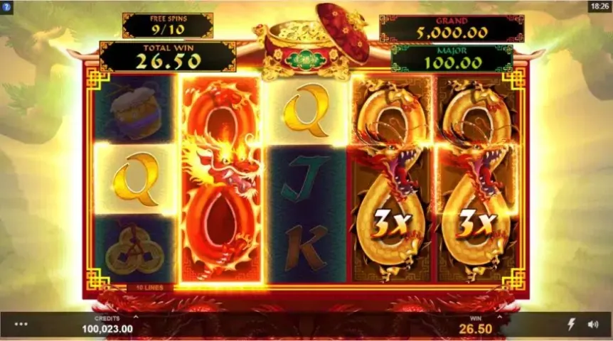 Long Mu Fortunes slot screenshot 