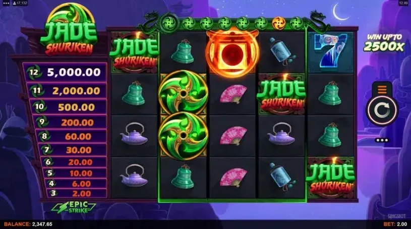 Jade Shuriken slot screenshot 2