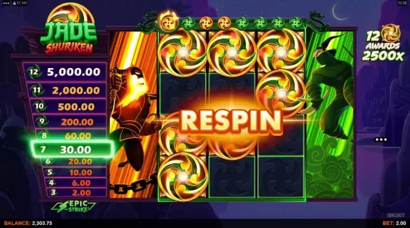 Jade Shuriken slot screenshot 5