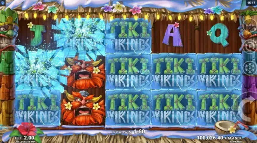 Tiki Vikings slot screenshot 