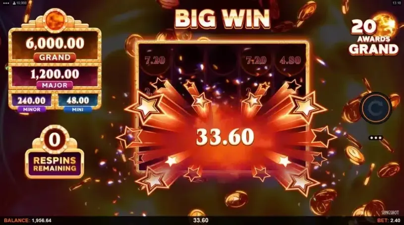 Links of Fire slot screenshot 