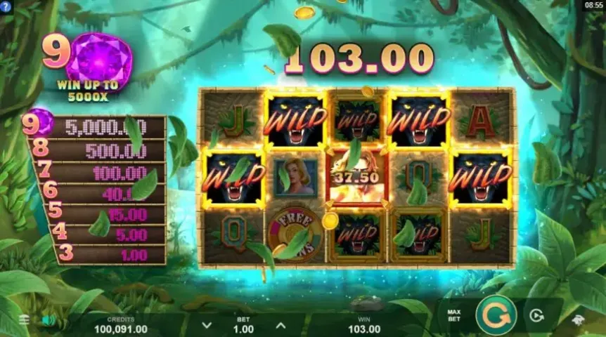Tarzan and the Jewels of Opar slot screenshot 3
