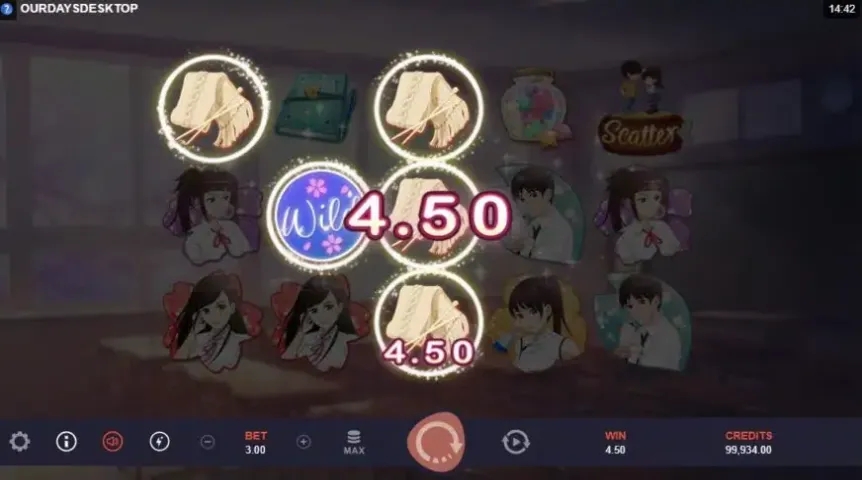 Our Days slot screenshot 2