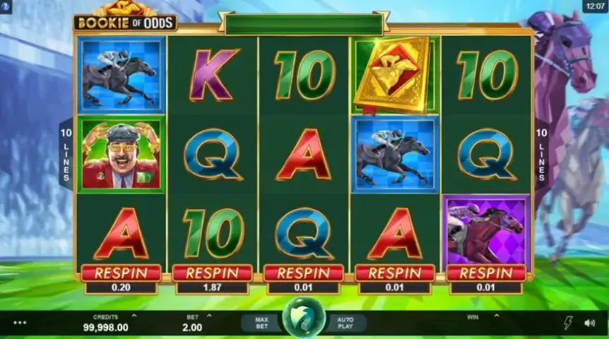 Bookie of Odds slot screenshot 