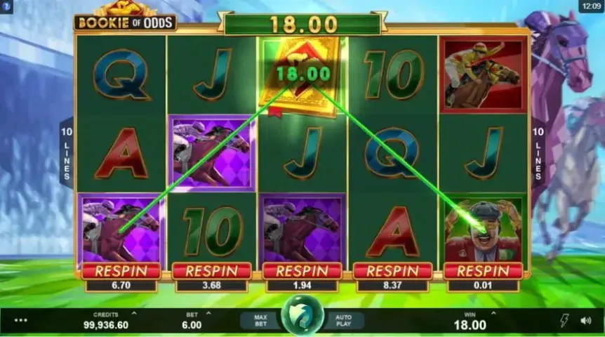 Bookie of Odds slot screenshot 3