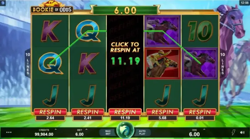 Bookie of Odds slot screenshot 4