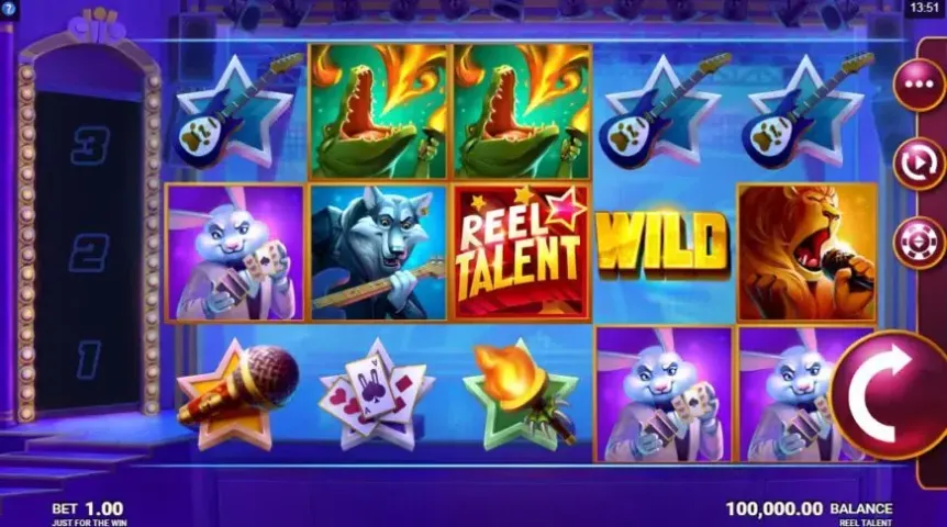 Reel Talent slot screenshot 