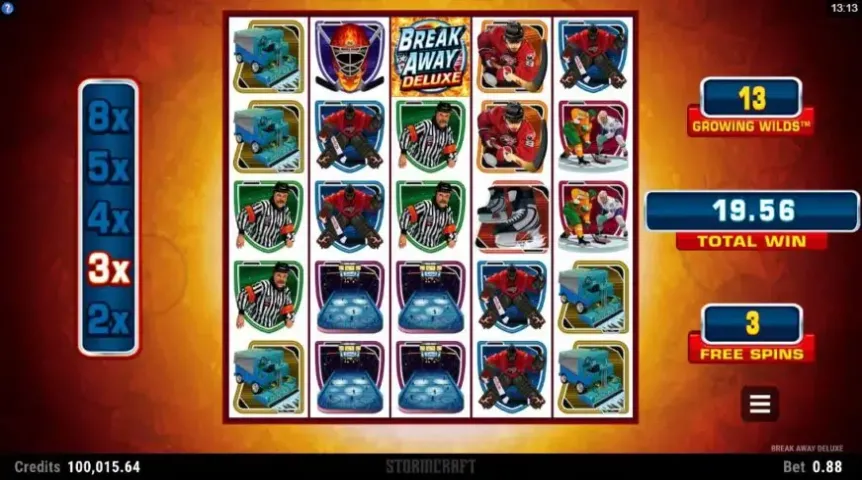 Break Away Deluxe slot screenshot