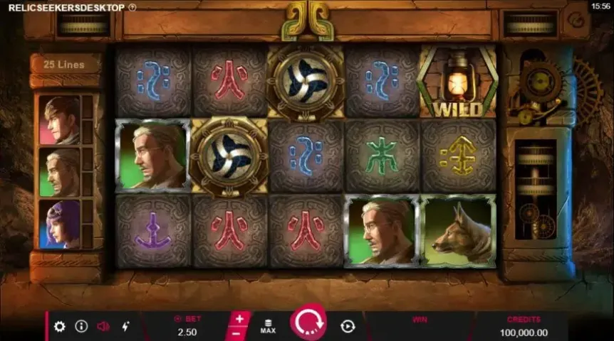 Relic Seekers slot screenshot 
