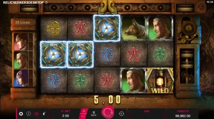 Relic Seekers slot screenshot 2