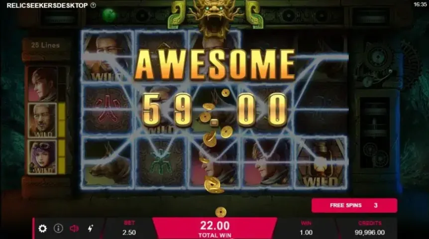 Relic Seekers slot screenshot 4