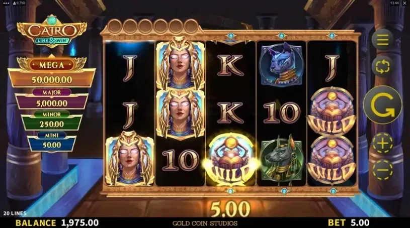Cairo Link and Win slot screenshot 2