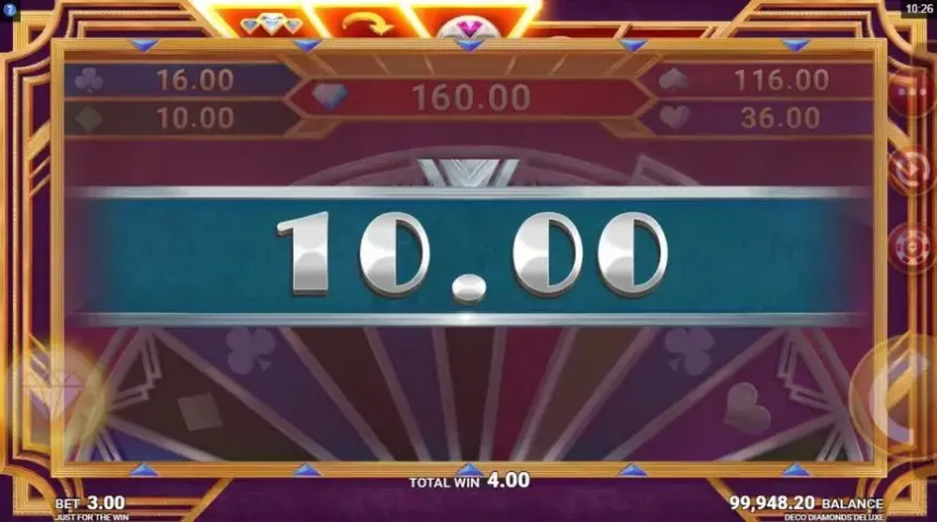 Deco Diamonds Deluxe slot screenshot 