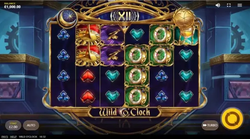 Wild O’Clock slot screenshot 