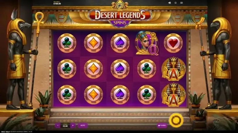 Desert Legends Spins slot screenshot