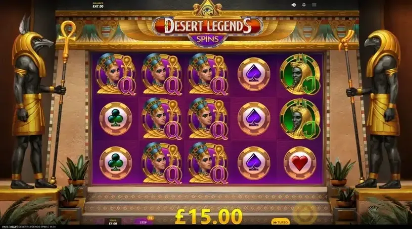 Desert Legends Spins slot screenshot