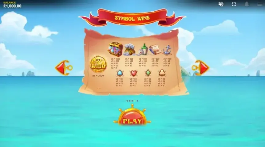 Piggy Pirates slot screenshot 2