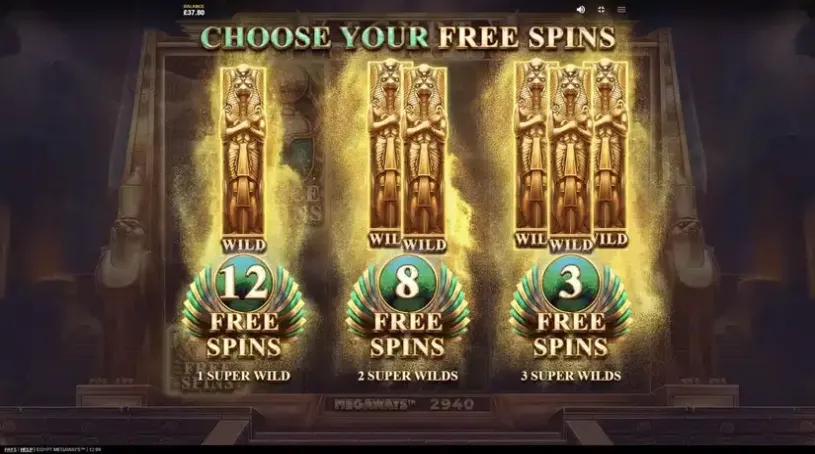 Egypt Megaways slot screenshot 4