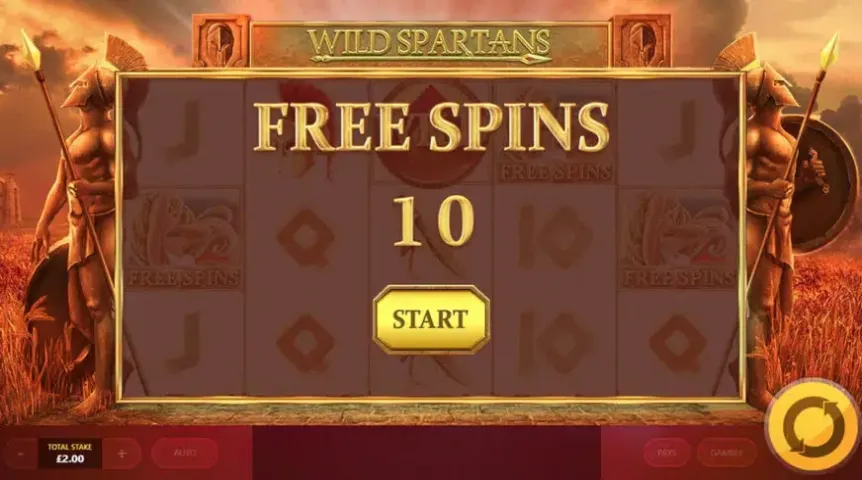 Wild Spartans slot screenshot 