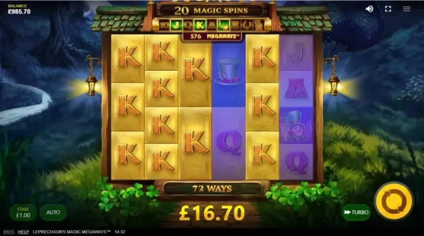 Leprechaun’s Magic Megaways slot screenshot 