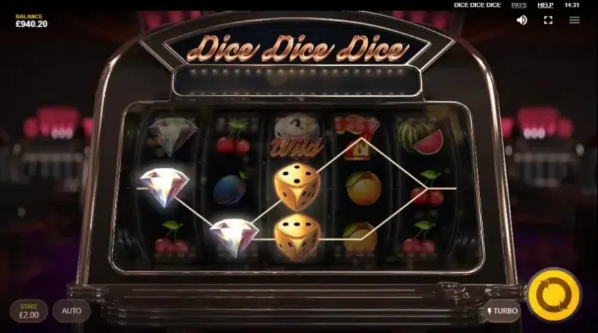 Dice Dice Dice slot screenshot 3