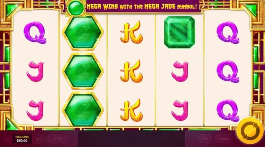 Mega Jade slot screenshot 