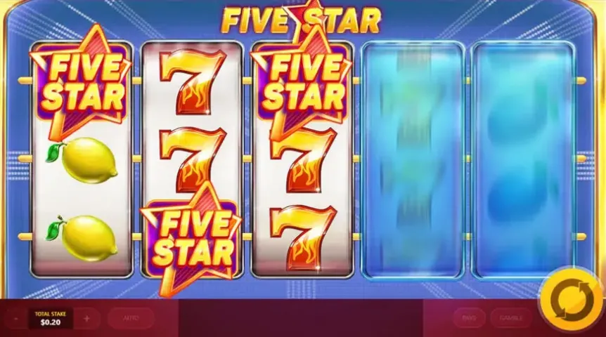 Five Star slot screenshot 