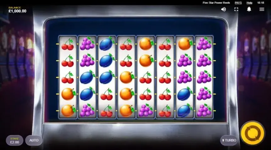 Five Star Power Reels slot screenshot