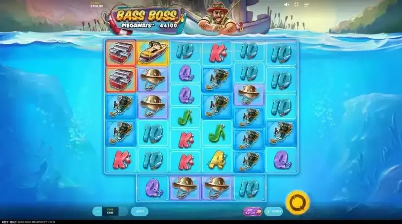 Bass Boss Megaways slot screenshot 