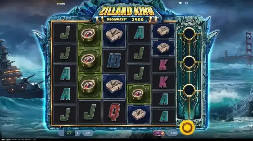 Zillard King Megaways slot screenshot 