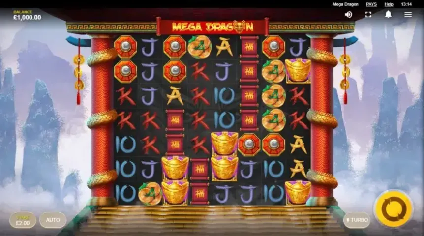 Mega Dragon slot screenshot 1