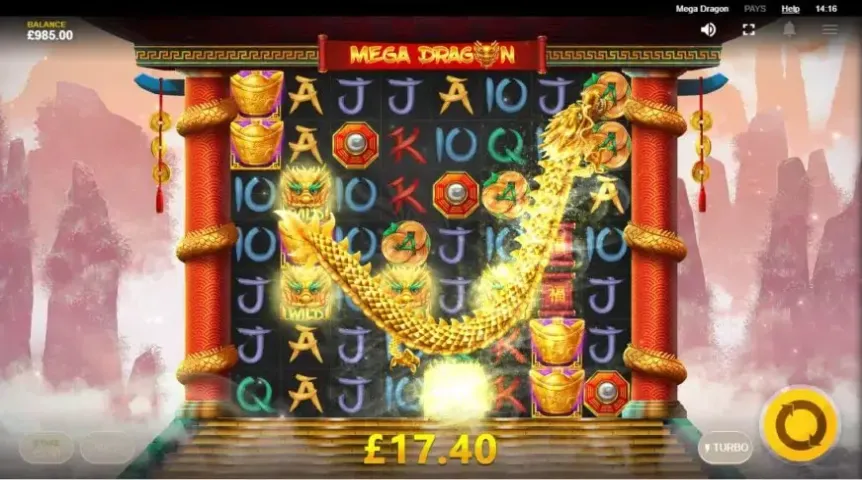 Mega Dragon slot screenshot 4