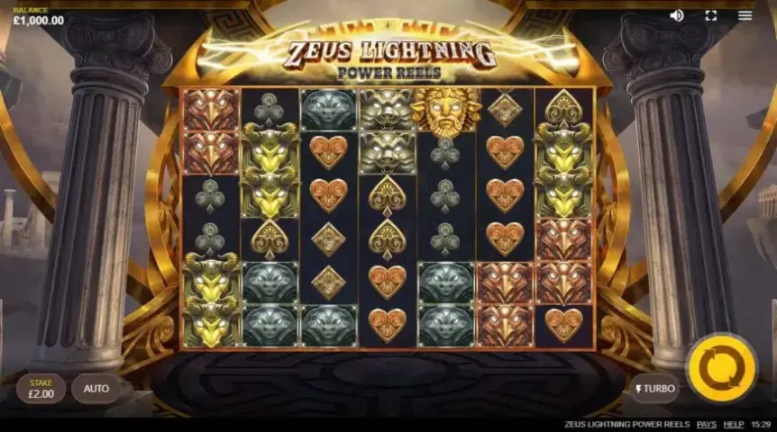 Zeus Lightning Power Reels slot screenshot 